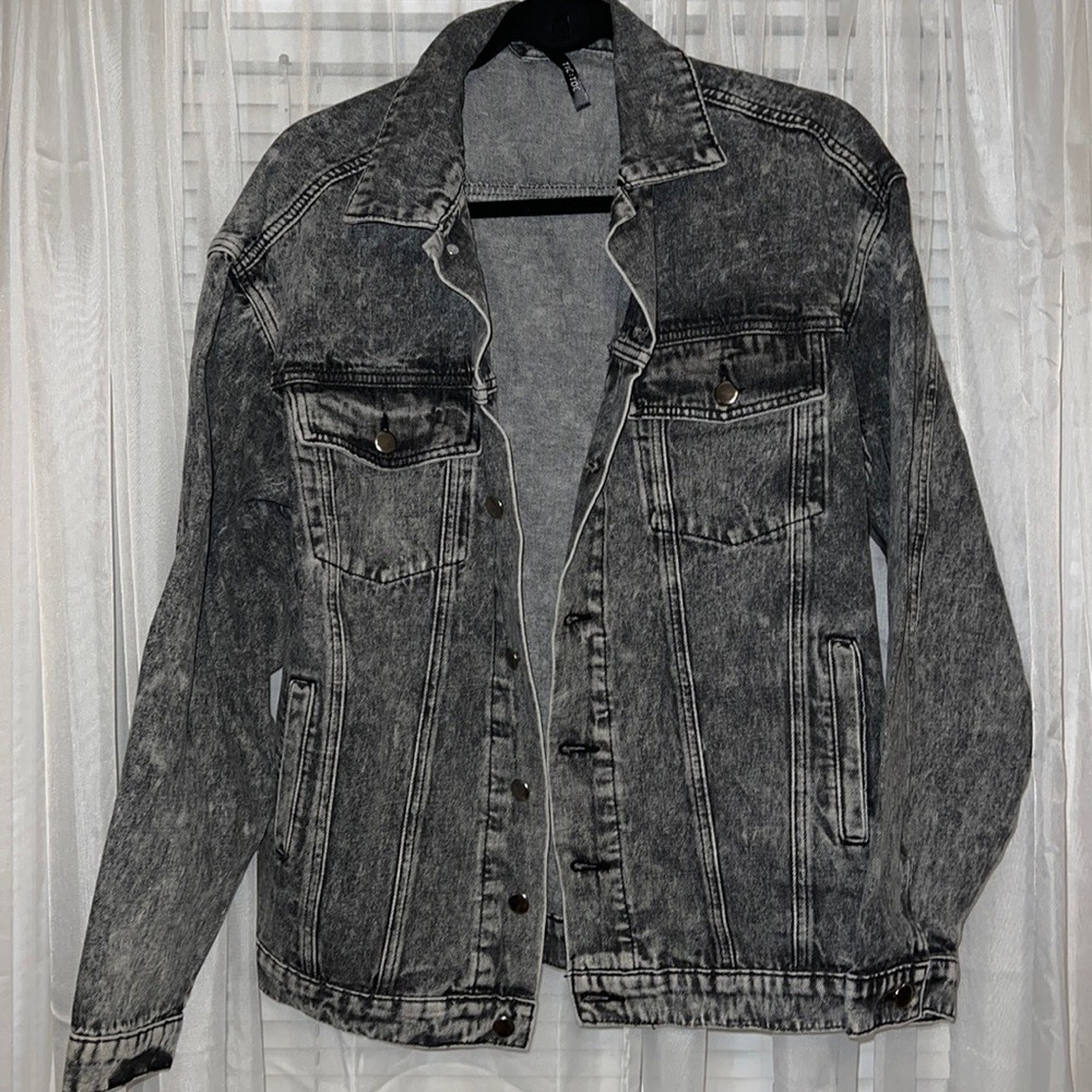 Black jean jacket